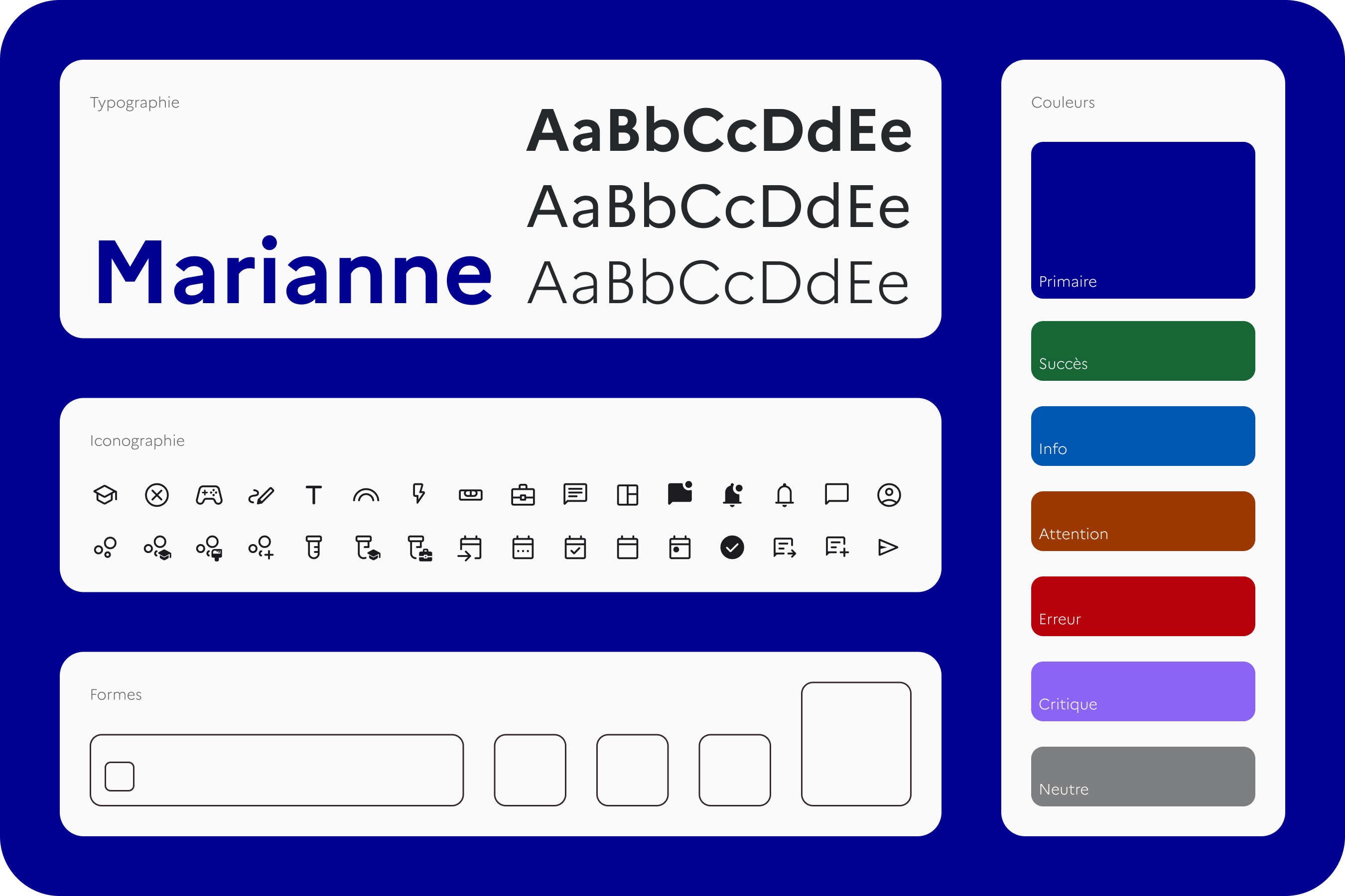 charte graphique de Cofolio